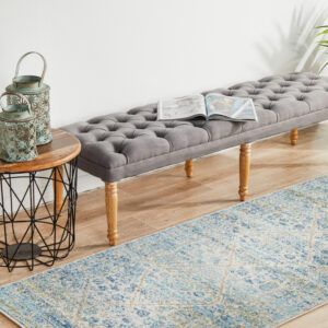 Silver Transitional Design Rug