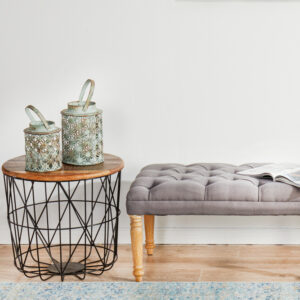 Silver Transitional Design Rug