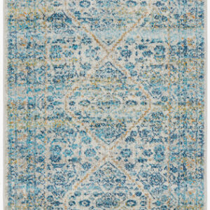 Silver Transitional Design Rug