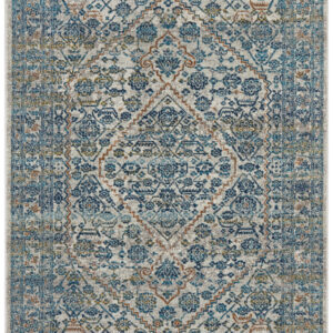 Silver Transitional Design Rug