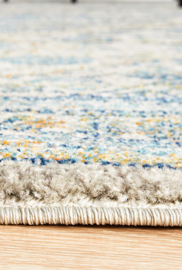 Silver Transitional Design Rug