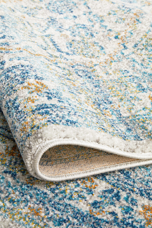 Silver Transitional Design Rug