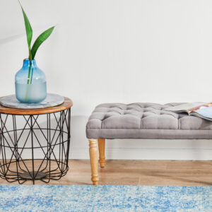 Faded Blue Area Rug - Image 9