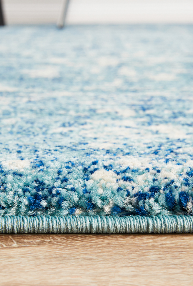 Faded Blue Area Rug | Carpet Capers | Faded Traditional Patterns