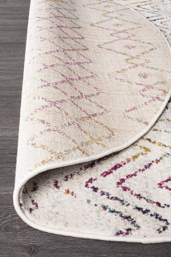 Floor Area Rug backing of round