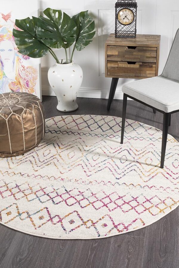 Floor Area Rug round