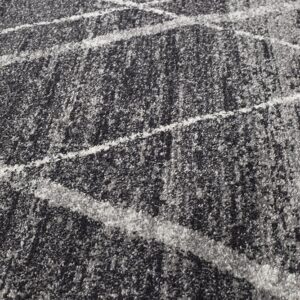 Floor Rug Colour Charcoal Close
