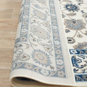 Flower Design Rug Backing of Rug