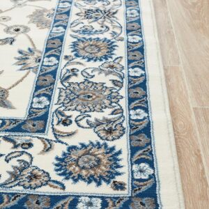 Flower Design Rug Corner View