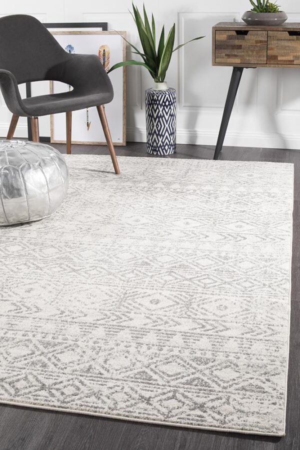 Furniture Rug Colour White Grey Profile