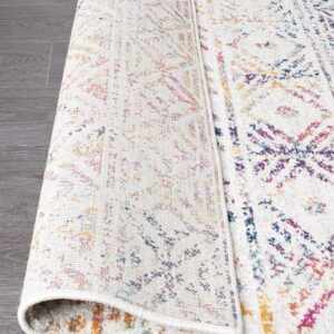 Furniture Rug Multi Coloured backing