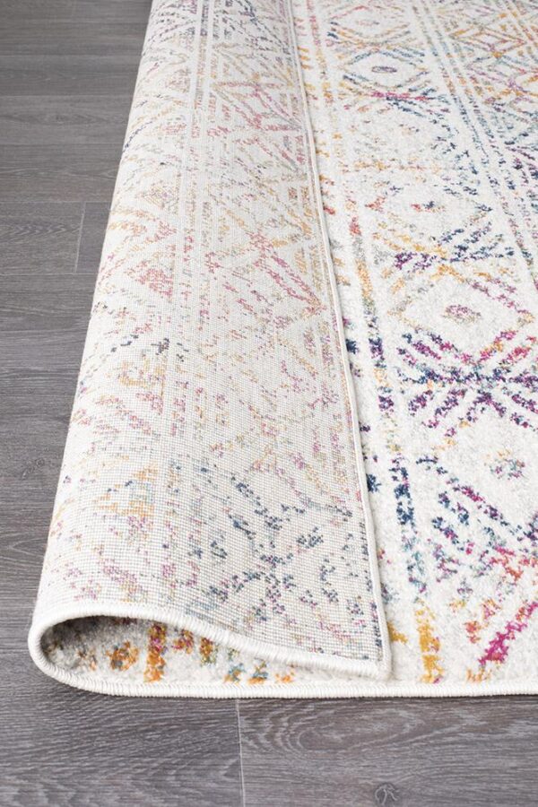 Furniture Rug Multi Coloured backing