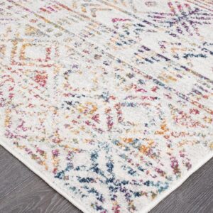 Furniture Rug Multi Coloured corner of rug
