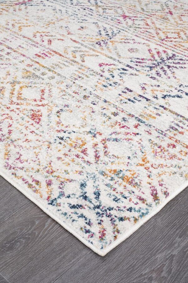 Furniture Rug Multi Coloured corner of rug