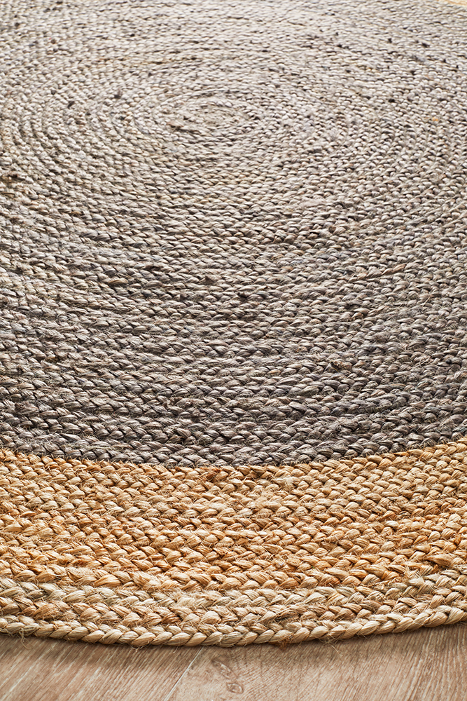 Jute Fibre Circle Rug | Flat weave rug | Carpet Capers