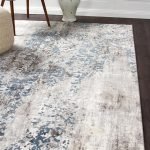 Modern Area Rug | Colour Blue/Grey/White