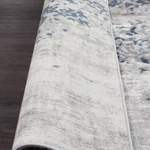 Modern Area Rug | Colour Blue/Grey/White