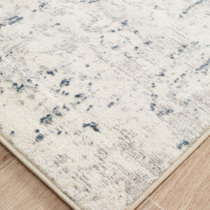 Contemporary Area Rug | Colour White/Blue/Grey