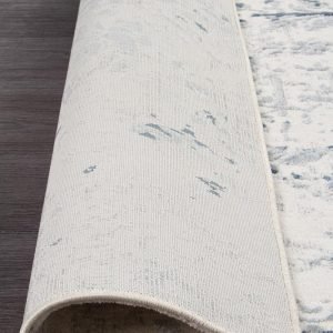 Contemporary Area Rug | Colour White/Blue/Grey