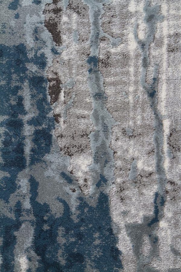 Timeless Rug | Colour Blue/Grey/White