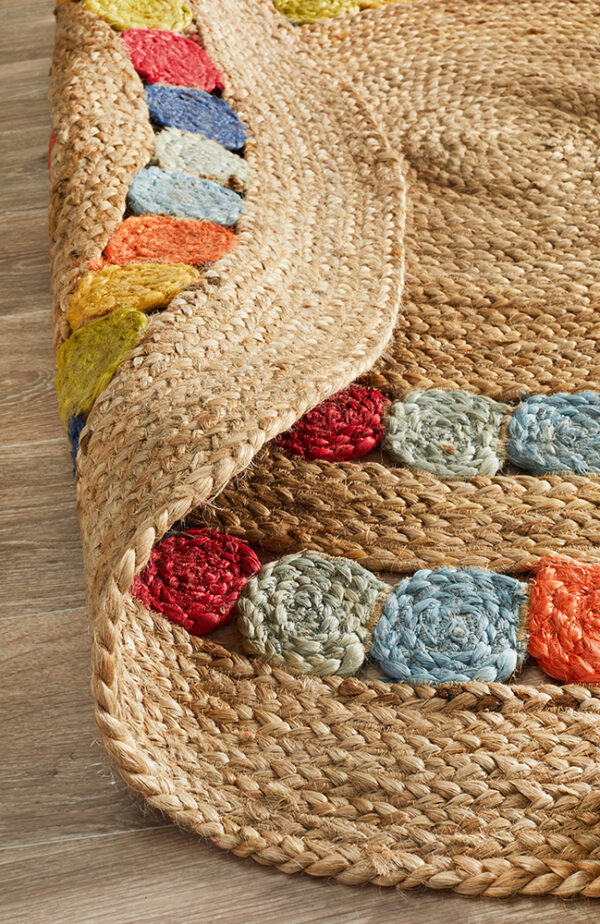 Little Miss Daisy Jute Rug Profile
