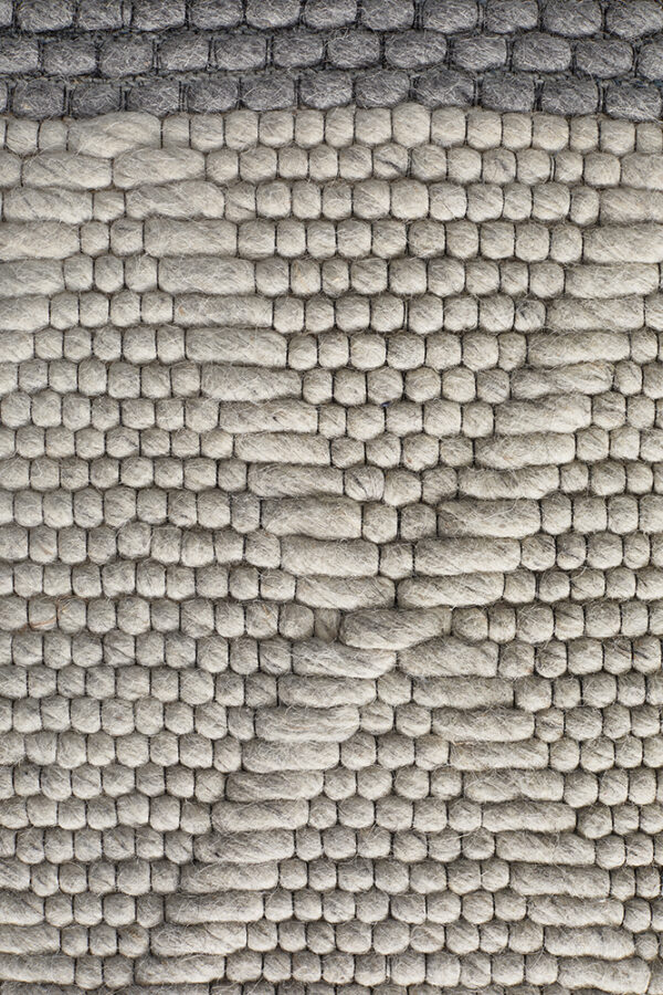 Low Pile Wool Rug Close Up Shot