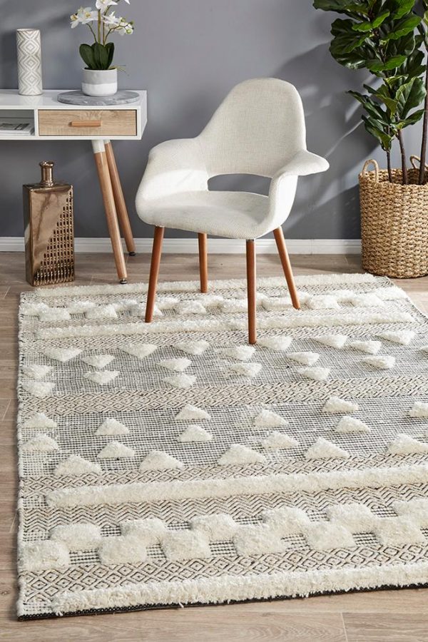 Ivory Bone Textured Rug Ivory Bone Textured Rug