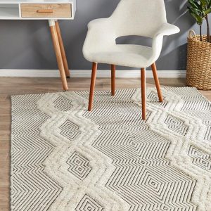 Chime Raised Bone Rug