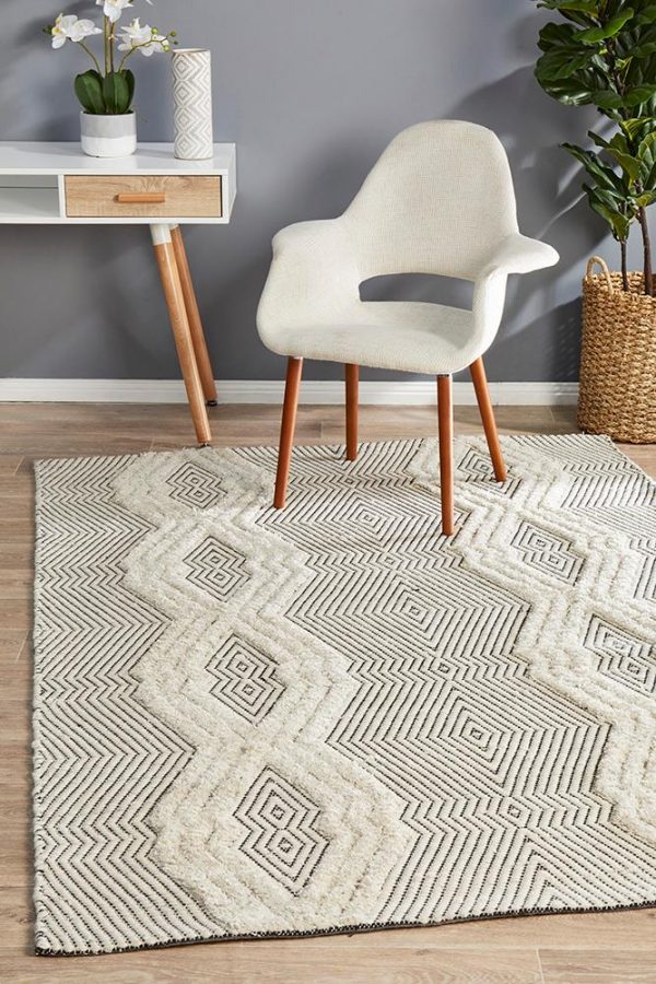 Chime Raised Bone Rug