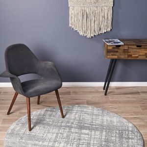 Abstract Rug | Colour Silver Grey | With Various Sizes