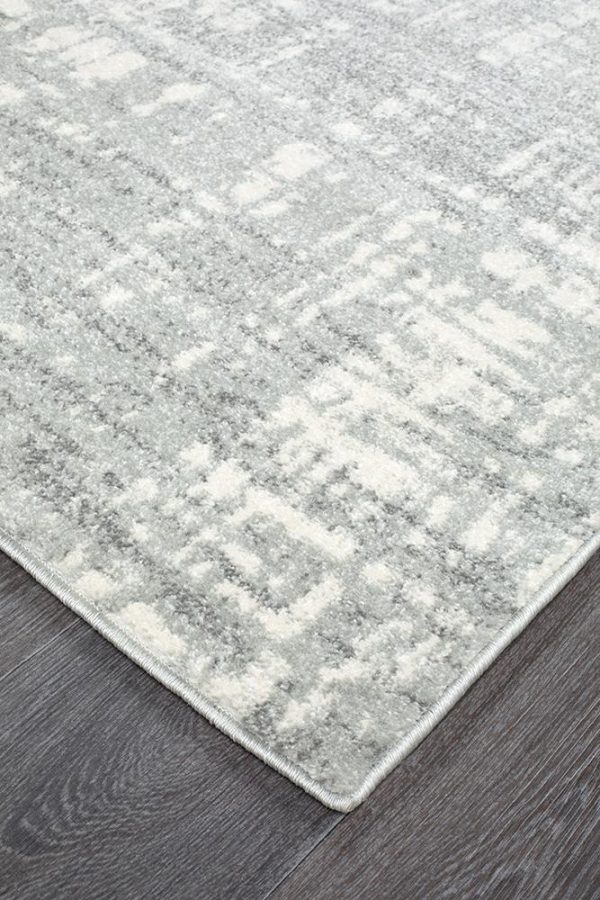 Abstract Rug | Colour Silver Grey | With Various Sizes