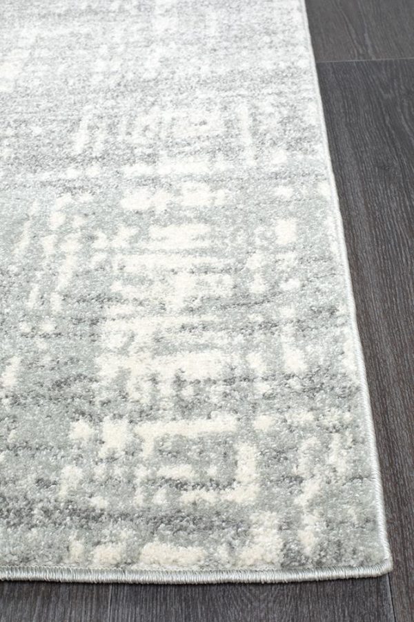 Abstract Rug | Colour Silver Grey | With Various Sizes