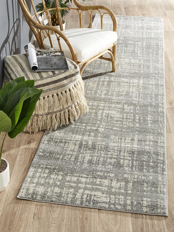 Abstract Rug | Colour Silver Grey | With Various Sizes