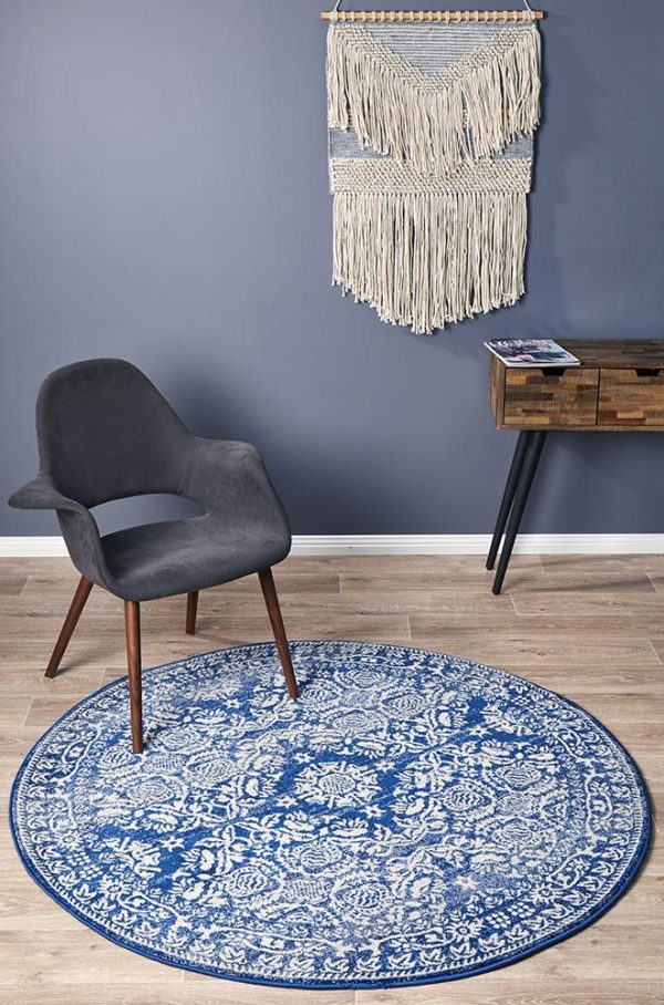 Stunning Navy Stunning Navy Design Rug Rug