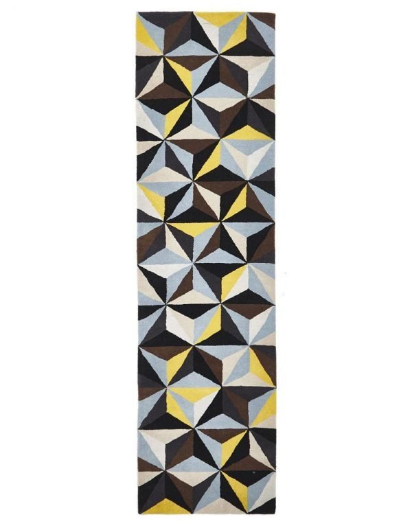 Designer Wool Blue Rug