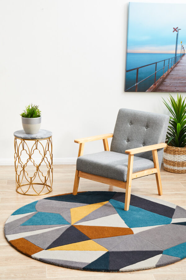 Designer Wool Multi Rug