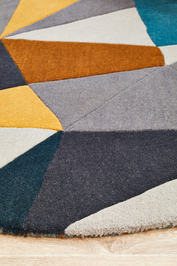 Designer Wool Multi Rug