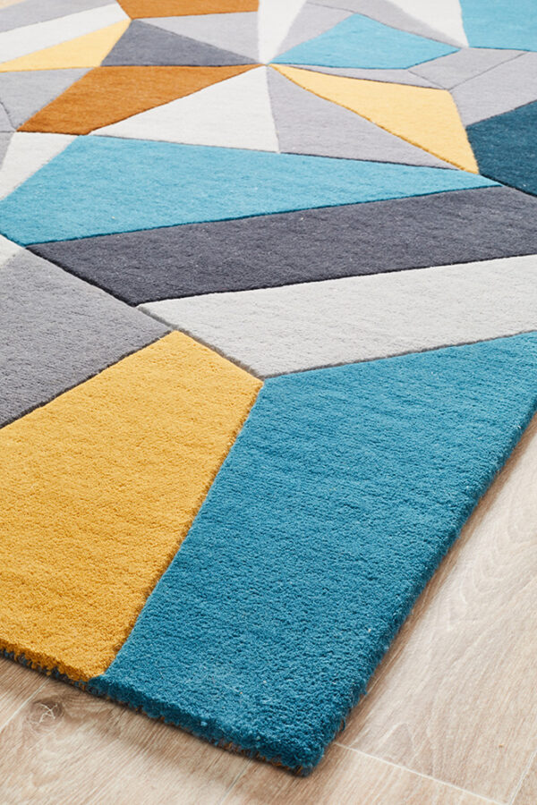 Designer Wool Multi Rug
