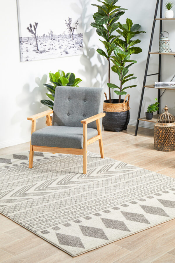 Modern Tribal Design Grey Rug profile picture