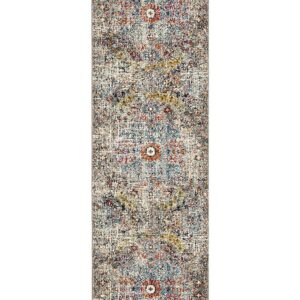 Multi Coloured Furniture Rug full view of runner