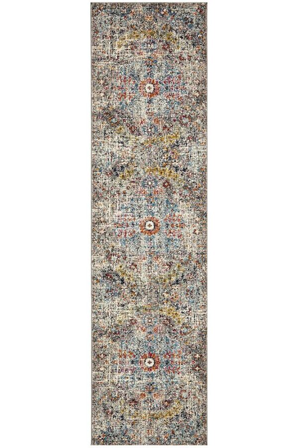 Multi Coloured Furniture Rug full view of runner