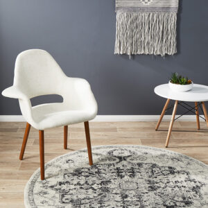 Museum Design Shaded Rug Round