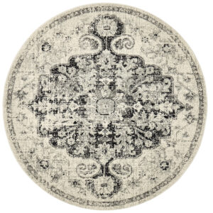 Museum Design Shaded Rug round full view