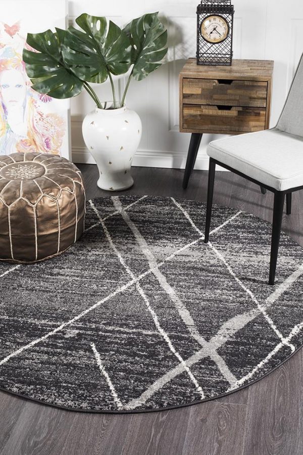 Floor Rug Colour Charcoal