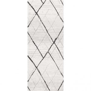 Grey Floor Rug Colour White Grey