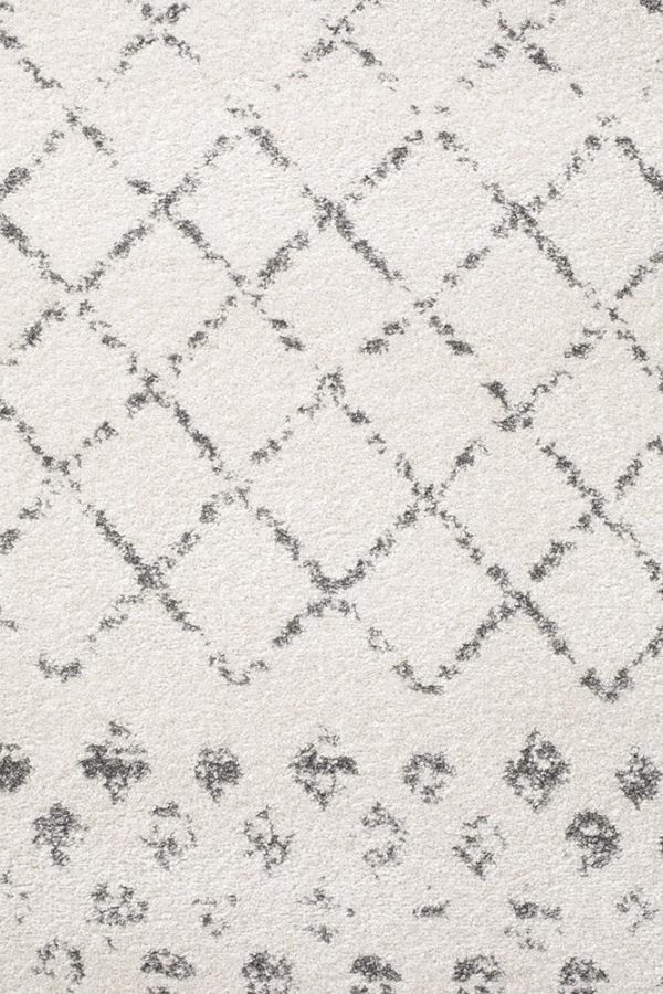 Floor Rug | White-Grey Coloured