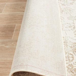 Backing of Prosperity Cream Luxury Rug