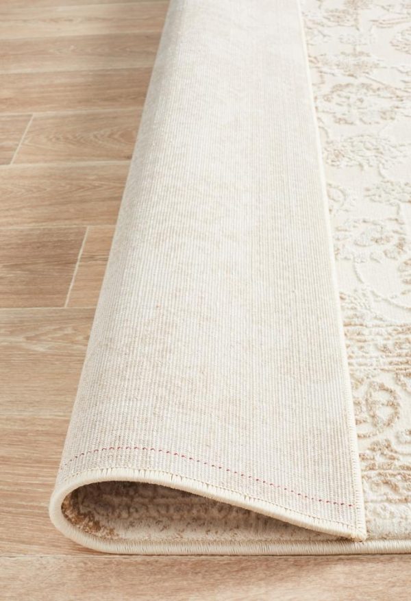 Backing of Prosperity Cream Luxury Rug