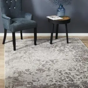 Fortune Silver Rug Living Area