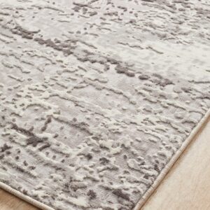 Décor Silver Shaded Rug Corner Style